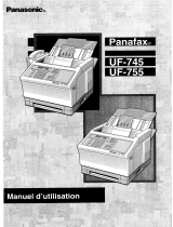 Panasonic UF745 Le manuel du propriétaire