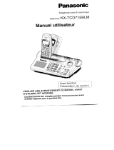 Panasonic kx-tcd715 Le manuel du propriétaire