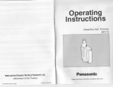 Panasonic ER112 Le manuel du propriétaire