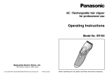 Panasonic ER160 Le manuel du propriétaire
