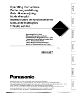 Panasonic NNK557 Le manuel du propriétaire