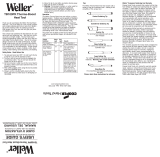 Weller TB100PK Guide d'installation