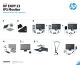 HP ENVY 23 23-inch IPS LED Backlit Monitor with Beats Audio Guide d'installation