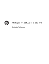 HP Z Display Z24i 24-inch IPS LED Backlit Monitor Mode d'emploi