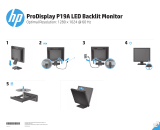 HP ProDisplay P19A 19-inch LED Backlit Monitor Guide d'installation