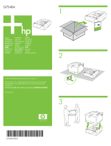 HP LaserJet 500-sheet Input Tray Mode d'emploi