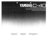 Yamaha C-40 Le manuel du propriétaire