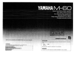 Yamaha M-60 Le manuel du propriétaire