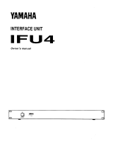 Yamaha IFU4 Le manuel du propriétaire