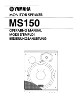 Yamaha MS150 Le manuel du propriétaire
