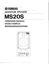 Yamaha MS20S Le manuel du propriétaire