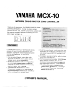 Yamaha MCX-10 Le manuel du propriétaire