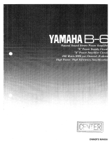 Yamaha B-6 Le manuel du propriétaire