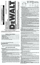 DeWalt Drill DW505K Manuel utilisateur