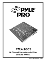 PYLE Audio Music Mixer PMX-1609 Manuel utilisateur