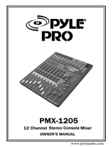 PYLE Audio Music Mixer PMX-1205 Manuel utilisateur