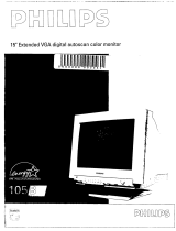 Philips Computer Monitor 105B Manuel utilisateur