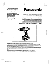 Panasonic Cordless Drill EY7441 Manuel utilisateur