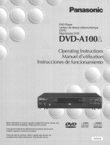 Panasonic DVD-A100 u CA Manuel utilisateur