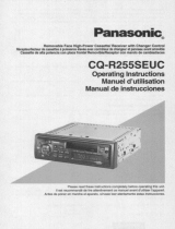 Panasonic Car Video System CQR255SEUC Manuel utilisateur