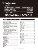 Zojirushi Rice Cooker NS-YAC10 Manuel utilisateur