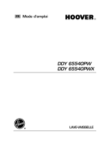 Hoover DDY 65540PWX-47 Manuel utilisateur