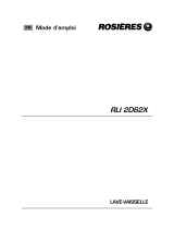 ROSIERES RLI 2D62X-47 Manuel utilisateur