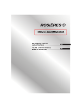 ROSIERES RMGS550X Manuel utilisateur