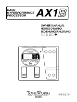 Korg AX1B Le manuel du propriétaire