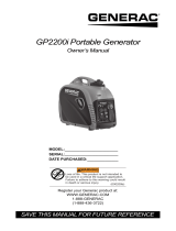 Generac GP2200i G0071170 Manuel utilisateur