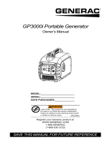 Generac GP3000i G0071290 Manuel utilisateur