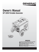 Generac GP3250 G0059821 Manuel utilisateur