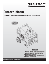 Generac XG8000E 0058473 Manuel utilisateur