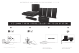 Bose Lifestyle 600 home entertainment system Le manuel du propriétaire