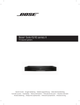 Bose ® Solo 15 Series II TV sound system Le manuel du propriétaire