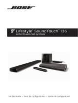 Bose Lifestyle® SoundTouch® 135 entertainment system Guide de démarrage rapide