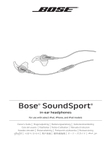 Bose soundsport in-ear headphones-ios models Le manuel du propriétaire