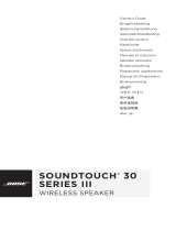 Bose SoundTouch 30 wireless speaker Le manuel du propriétaire