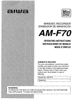 Aiwa AM F-65 Le manuel du propriétaire