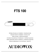Audiovox FTS 100 Le manuel du propriétaire