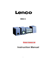 Lenco MDV-3 Le manuel du propriétaire