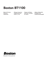 Boston Acoustics BT 1100 Le manuel du propriétaire