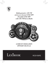 Lexibook RCD150FE Le manuel du propriétaire