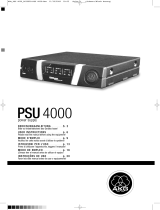AKG PSU 4000 Le manuel du propriétaire