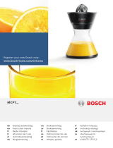 Bosch MPC72GPW Le manuel du propriétaire