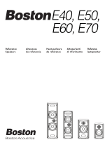 Boston Acoustics E60 Le manuel du propriétaire