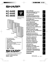 Sharp KC-850E Le manuel du propriétaire