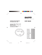 Sanyo CDP-M420 Le manuel du propriétaire
