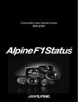 Alpine SPX-Z18M Le manuel du propriétaire
