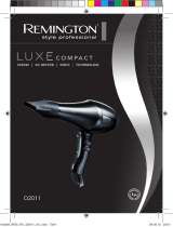 Remington Remington Luxe Compact D2011 Le manuel du propriétaire